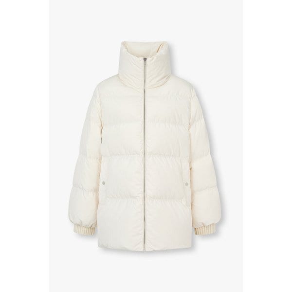 A라인 하이넥 다운 패딩 자켓 7255417113106