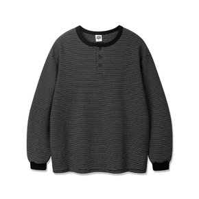 피치 스트라이프 라운드 긴팔티 AVT952 (3COLOR)