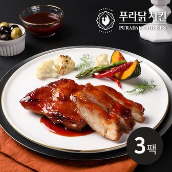  [푸라닭] 닭다리살 스테이크 매콤악마 130g 3팩