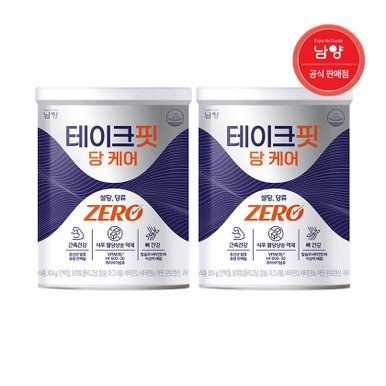 테이크핏 당케어 단백질 프로틴 304g 2캔