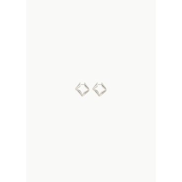 샵아모멘토 올블루스 25PF Straw Earrings - Small, Silver