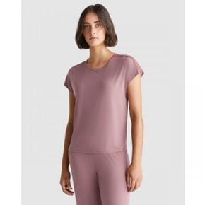 4654024 Calvin Klein Minimalist Micro With Lace Lounge Sleep Top - Capri Rose 81470198