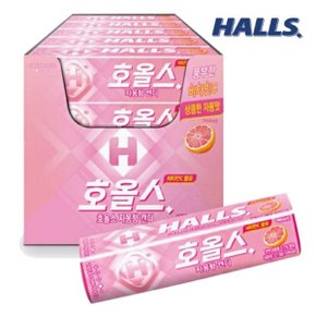 HALLS 호올스 자몽향 캔디 27.9g 20개입_P361742727