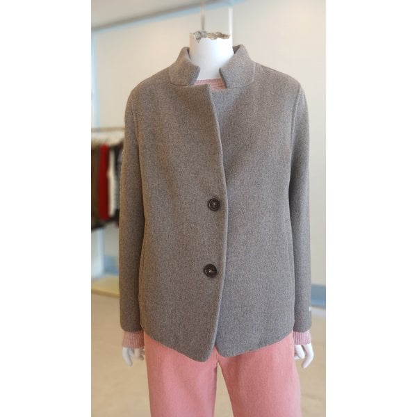 [여주점] [더 아이잗] 여성 스탠드 캐시미어  핸드메이드 재킷 (IPBA0JK028)