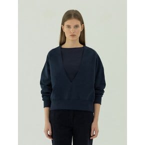 Valley sweat shirt (Navy)