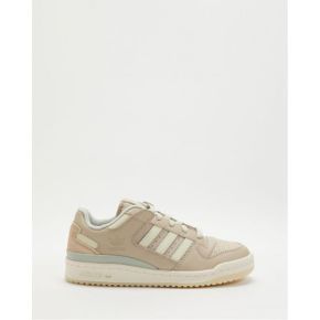 5025366 adidas Forum Low Classics - Womens Wonder Beige, Cream White  Silver