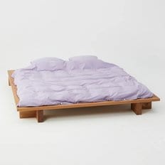 Percale Single Duvet Cover Lavender 140X200