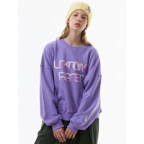 UP-311 로고 스웻셔츠_LOGO SWEATSHIRT PUPLE