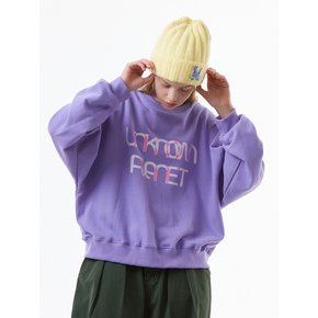 UP-311 로고 스웻셔츠_LOGO SWEATSHIRT PUPLE