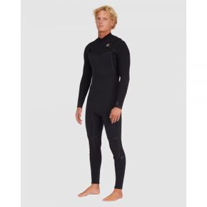 Billabong 4/3 Furnace Chest Zip Wetsuit - BLACK