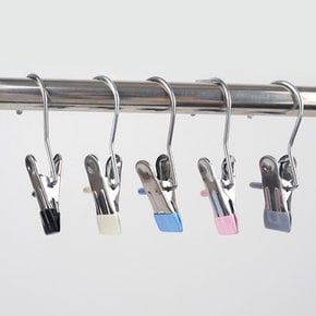 다용도 싱글 집게 걸이 1개 모자 바지 치마 옷걸이 소품걸이집게