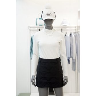 볼빅 [여주점] 골프웨어 여성 골프 기모 하이넥 골지 겨울 티셔츠 SOA02