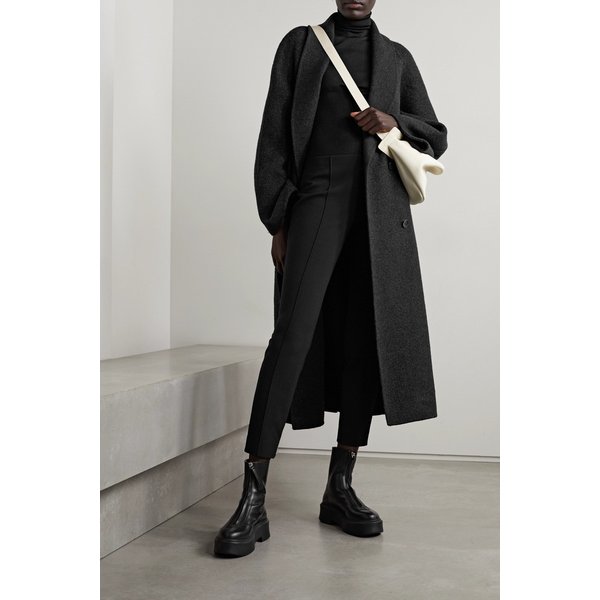 코스 스트레치 울 스키니 팬츠 블랙 17266703523586286