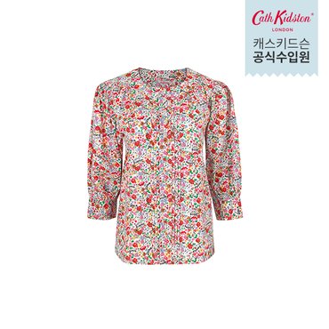 캐스키드슨 핀턱 디테일 프린팅 블라우스 브레이브 소울 (CK-F106173618235257_SET)