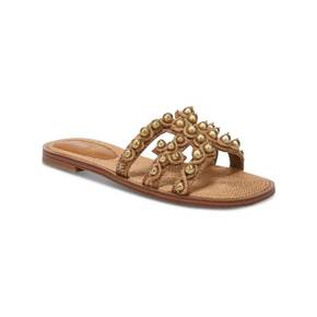 5031841 Sam Edelman Bay Soleil Womens Raffia Slip-On Slide Sandals