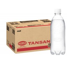 아사히 음료 MS+B 윌킨슨 탄산 라벨리스 병 500ml×24개 [탄산수]