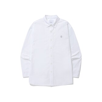 커버낫 피그먼트 옥스포드 셔츠 화이트 CO2401SH01WH