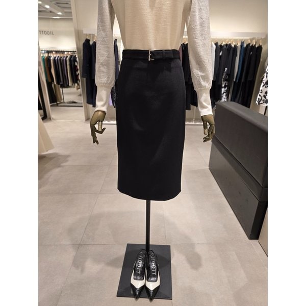 [파주점] 벨트 장식 펜슬 스커트 JS3B0SK801