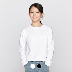 03326503 여아 코튼 햄라인 긴팔티
