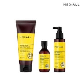 메디올 탈모완화 트리트먼트 200ml+샴푸 100ml+헤어토닉 120ml