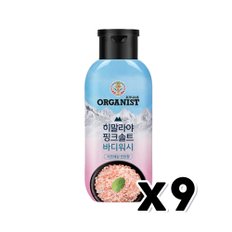 히말라야 핑크솔트 바디워시 리프레싱 민트 200g x 9개