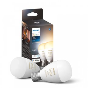 Philips Hue 스마트 조명 LED E17 전구색 주광색 화이트 그라데이션 Bluetooth+Zigbee 2개들이