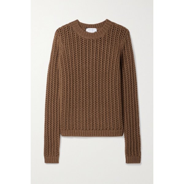 Phillipe Ribbed Cashmere Sweater 브라운 11452292646626392
