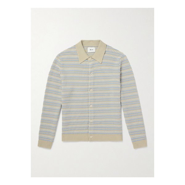 NN.07 재키 6636 스트라이프  코튼 가디건 뉴트럴 1647597350287296