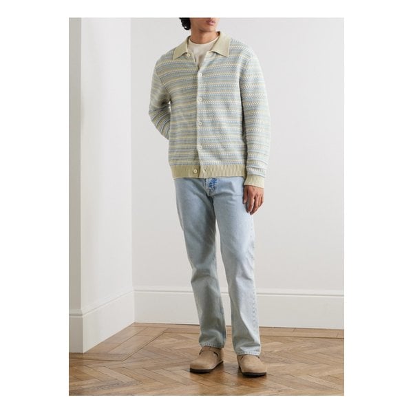 NN.07 재키 6636 스트라이프  코튼 가디건 뉴트럴 1647597350287296