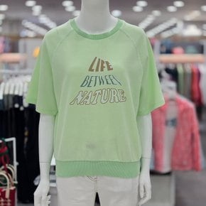 (모다남양주) APTRO3311 LG 프린트 반팔 맨투맨_GN