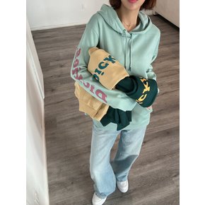 25FW 여성 워터 리펠런트 슬리브 로고 후드 티셔츠 FW202J59 FW202NU FW202FT