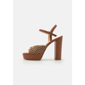 4351918 AIGNER LOU - Platform sandals cognac/fango