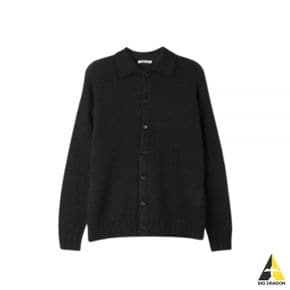 오라리 SHETLAND WOOL CASHMERE KNIT CARDIGAN BLACK (A22AC01SC) (셰틀랜드 울 캐시미