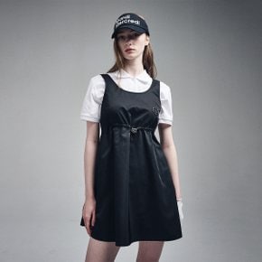 [마르디메크르디악티프]SLEEVELESS MINI DRESS METAL BLOOMMARDI WAPPEN_BLACK/AFK41VOP001BKQQ