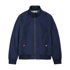 브룩스브라더스 [공식판매처] 코튼 나일론 해링턴 재킷 (네이비) (BBOJMM2569QES)