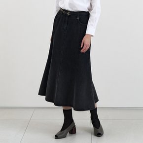 Feminine washing denim skirt M4C309