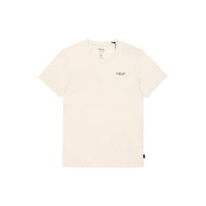 QCB-66 ECRU 스탠스 마운틴 피크 로고 남성 반팔티