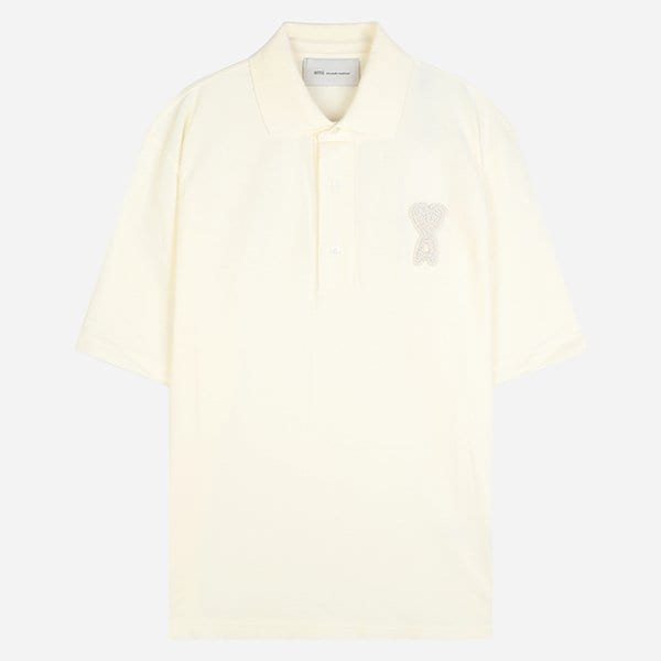 [시흥점] 6S UPL428 JE0221 136 하트 로고 박시 폴로 티셔츠 화이트 크림