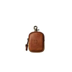 우탄크래프트 파우치 Mini Side Pouch, Leather, Brown