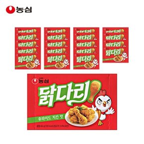 농심 닭다리 후라이드 치킨맛 66g 20개 스낵 과자