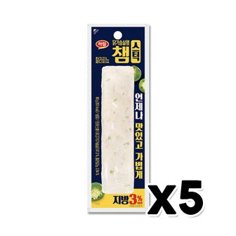  하림 챔스틱 할라피뇨 닭가슴살바 80g x 5개