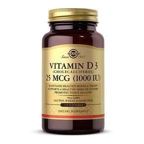 솔가 비타민 D3 Vitamin 25mcg 1000IU 250정