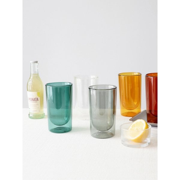 글로우 더블 글라스 텀블러 430ml