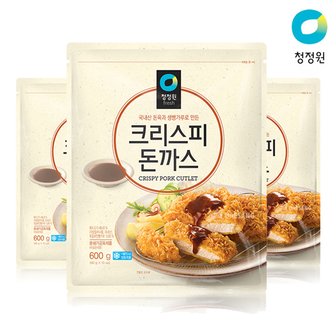 청정원 크리스피 돈까스 600g x 3