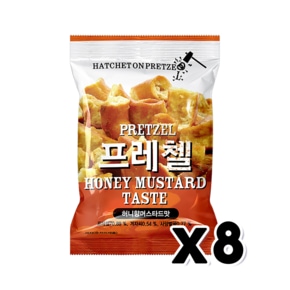 프레첼 허니향머스타드맛 봉지스낵 85g x 8개