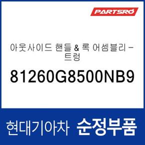 트렁크 H 로고 엠블럼+외부 핸들&록 (81260G8500NB9) 그랜저IG 페이스리프트, 더뉴 그랜저IG 하이브리드