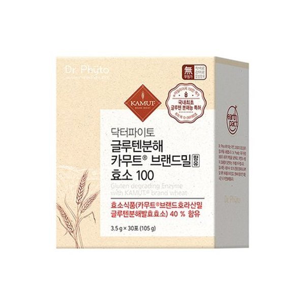 [M]닥터파이토 글루텐분해 카무트 브랜드밀 효소 100 x 1박스
