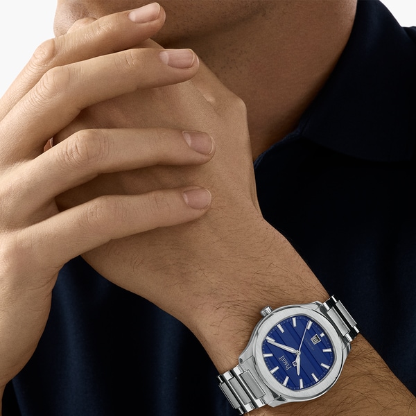 폴로 시그니처 데이트 워치 - 스틸 브레이슬릿 - 42 mm