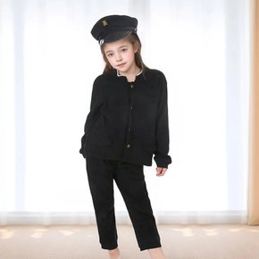 (대여) 여자 아기 옛날교복(차이나카라) 상의_바지.