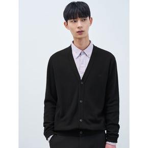 [24SS]실크 블렌드 베이직 카디건  블랙 (BC415AC035)